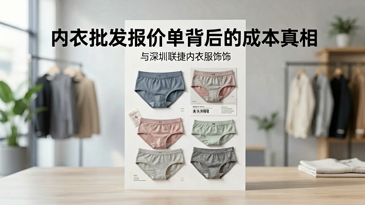 内衣批发报价单背后的成本真相