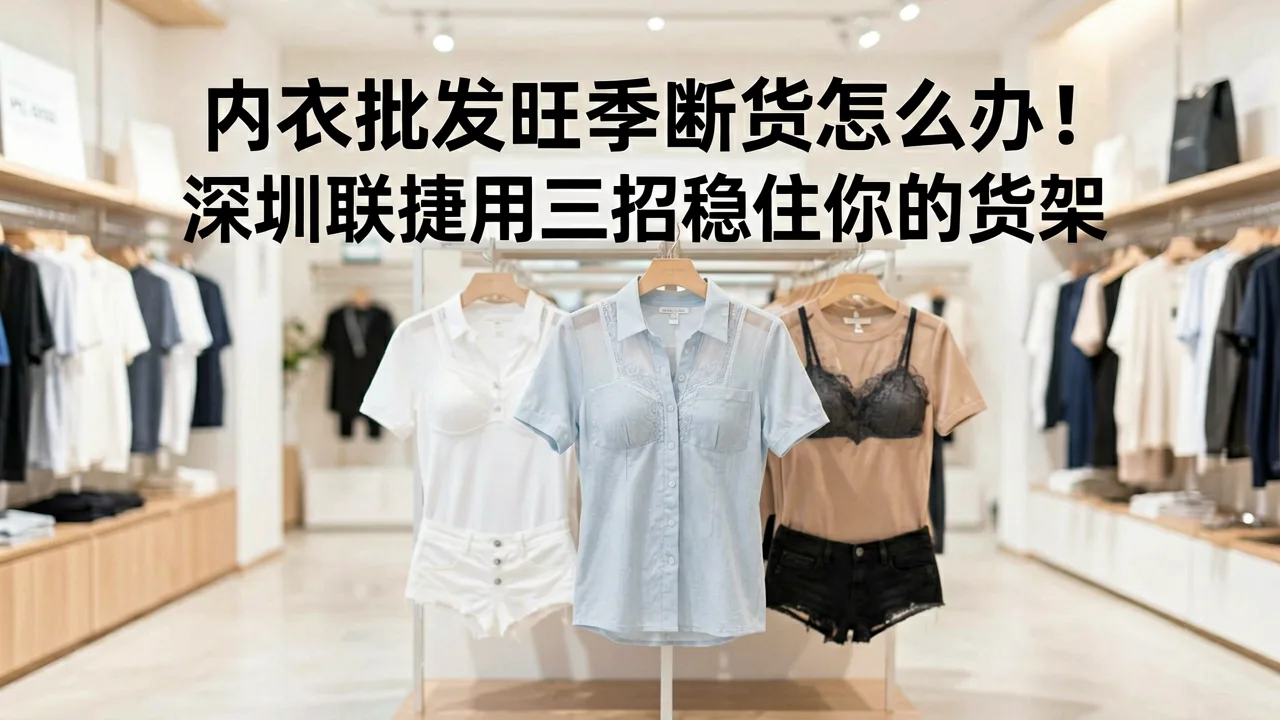 内衣批发旺季断货怎么办？深圳联捷用三招稳住你的货架
